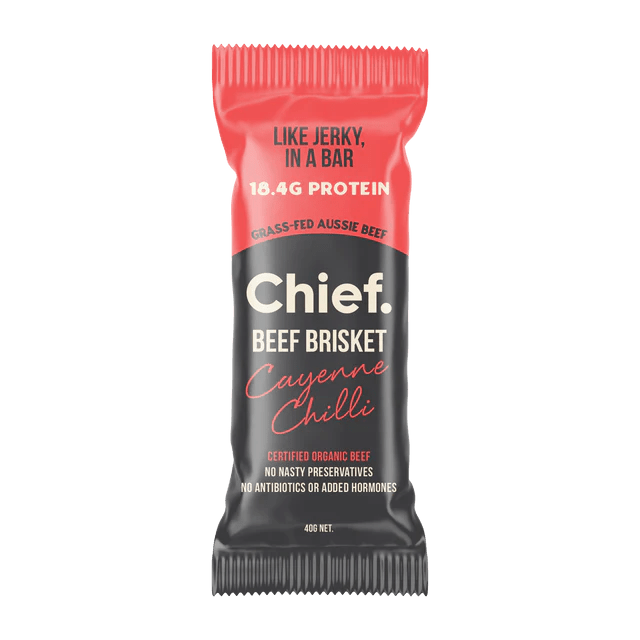 Beef & Chilli Bar - Box of 12 - Yo Keto