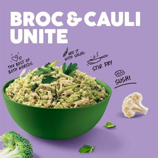 Broccoli & Cauliflower Rice - Yo Keto