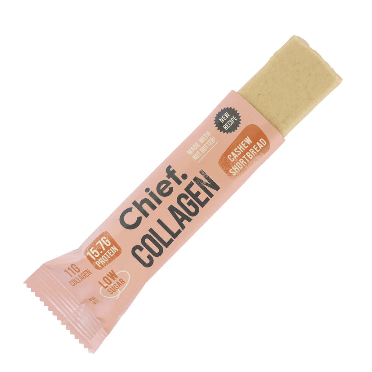 Cashew Shortbread Collagen Bar - Yo Keto