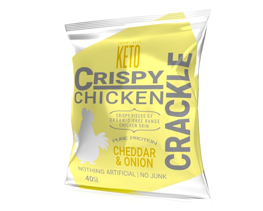 Cheddar & Onion Crispy Chicken Crackle - Yo Keto