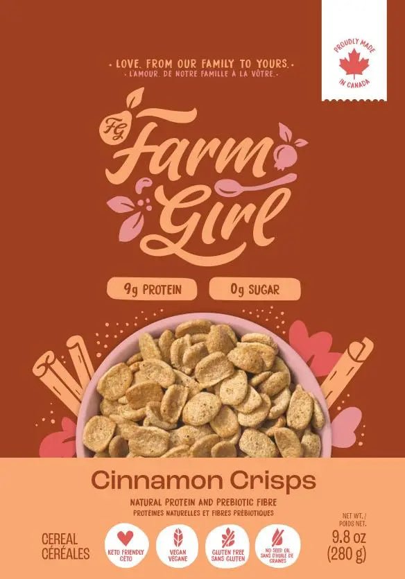Buy Farm Girl Keto Friendly Cinnamon Crisps Cereal Yo Keto Australia
