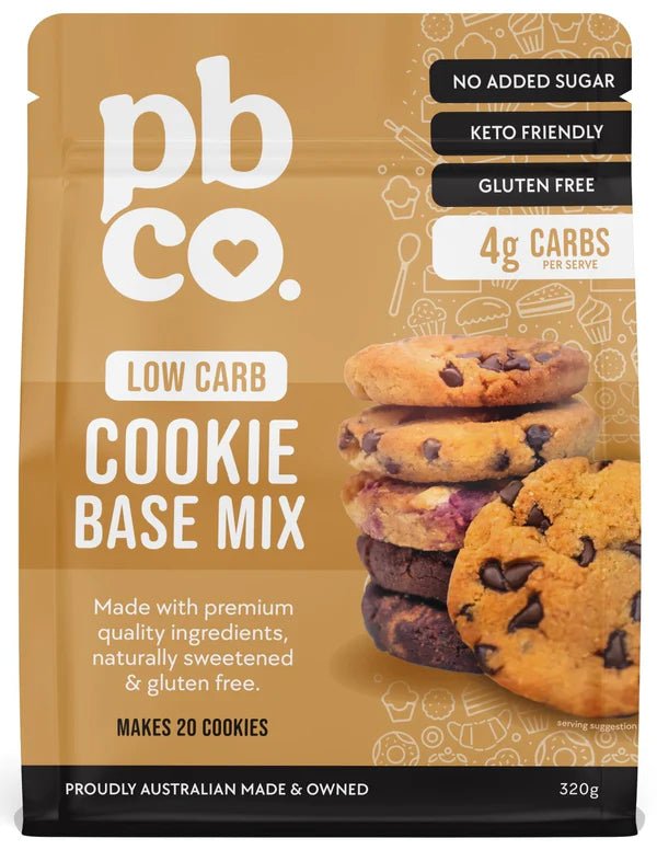 PBCo. Cookie Base Mix 320g pouch, front