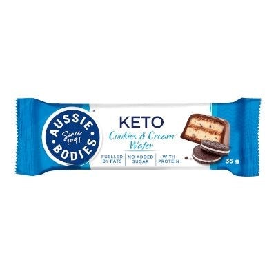 Cookies & Cream Keto Wafer Bar - Box of 12 - Yo Keto