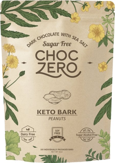 Dark Chocolate Peanut Keto Bark - Yo Keto