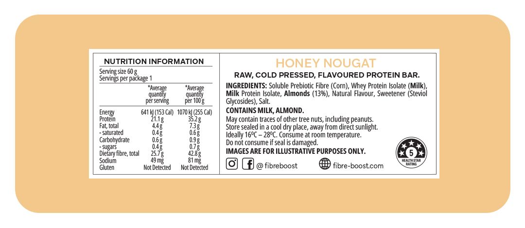 Honey Nougat Protein Bar - Yo Keto