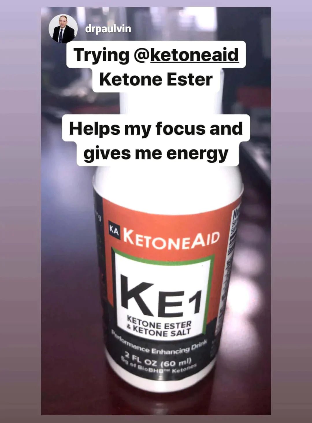KE1 Lite Ketone Ester & Salt Drink - 960ml - Yo Keto