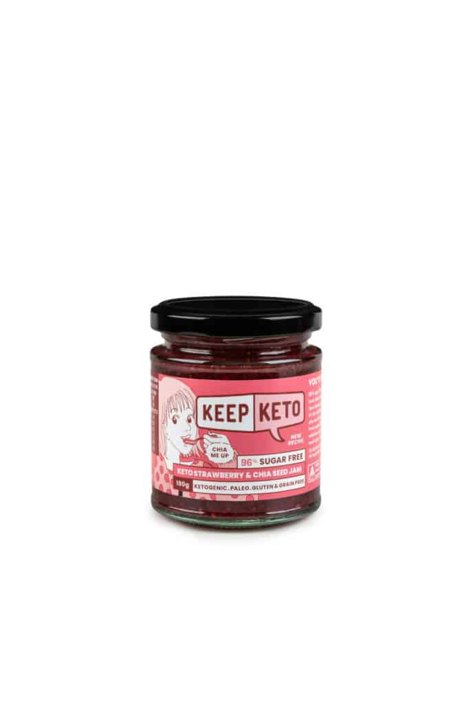 Keto Strawberry and Chia Seed Jam - Yo Keto