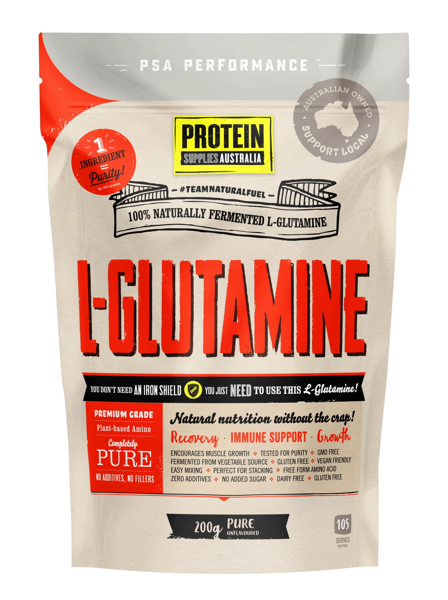 L-Glutamine - Pure - 500g - Yo Keto