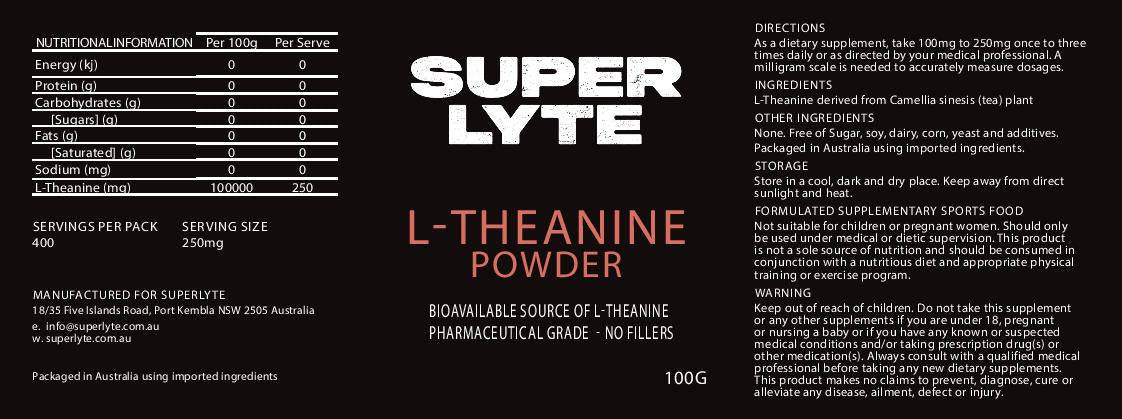 L-Theanine Powder - 100g - Yo Keto