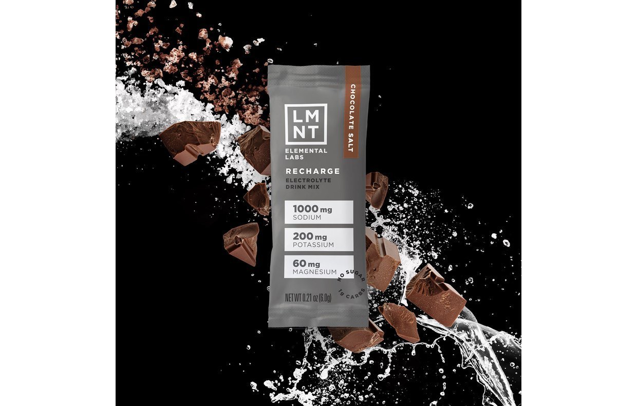 LMNT RECHARGE - Chocolate Salt Electrolyte Mix - Yo Keto
