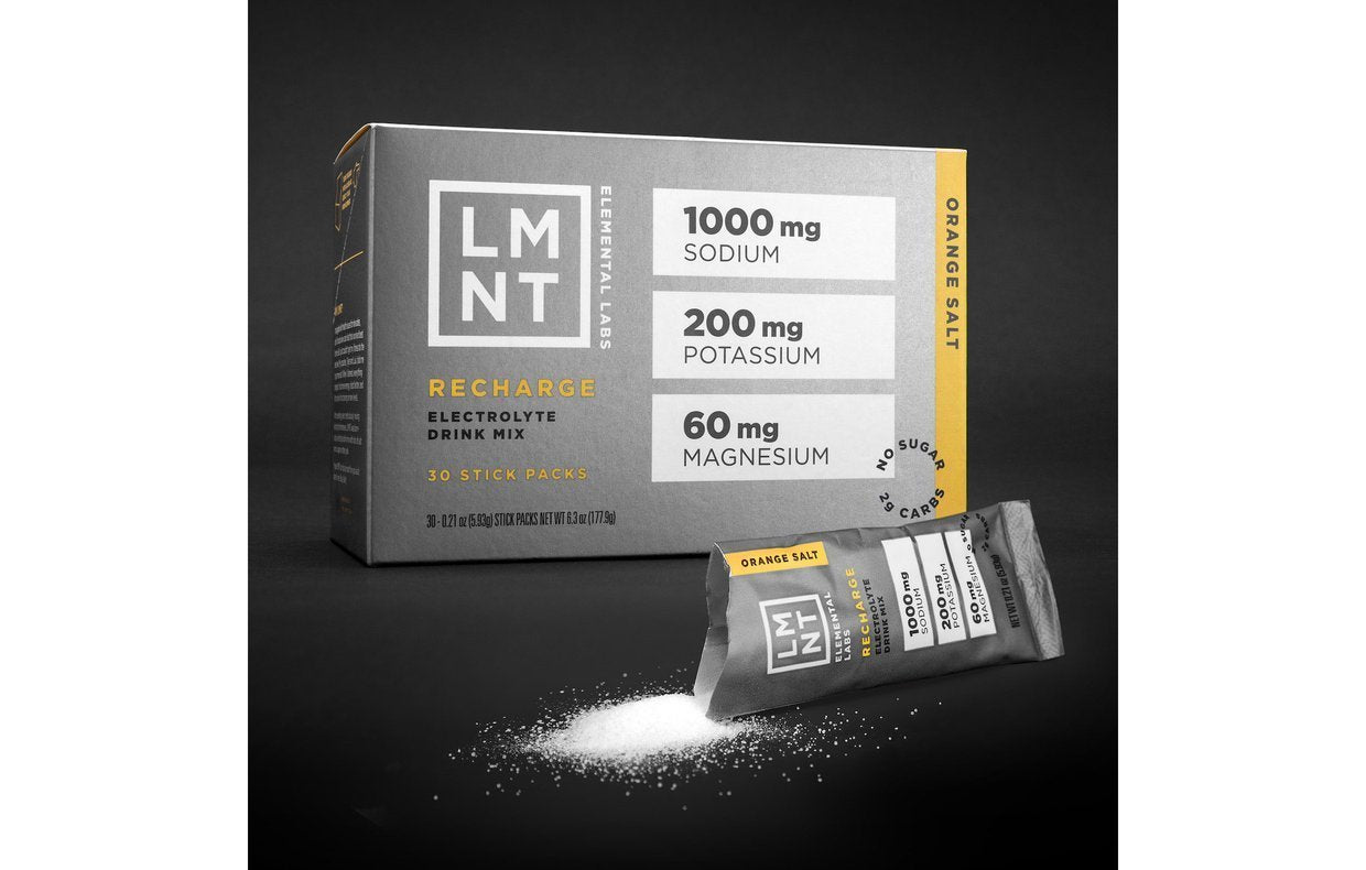 LMNT RECHARGE - Orange Salt Electrolyte Mix - Yo Keto