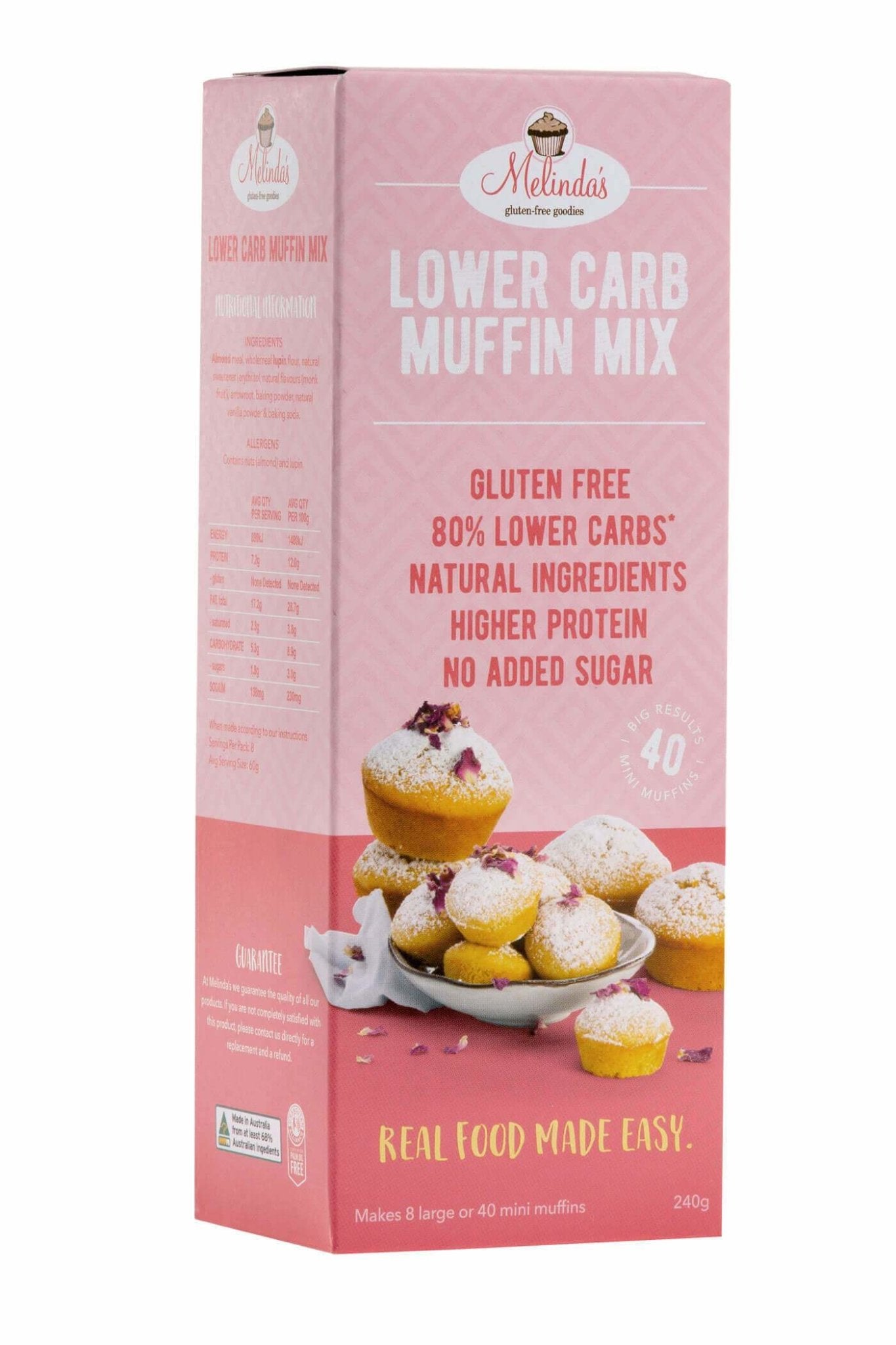 Lower Carb Muffin Mix-Cake Mix-Yo Keto