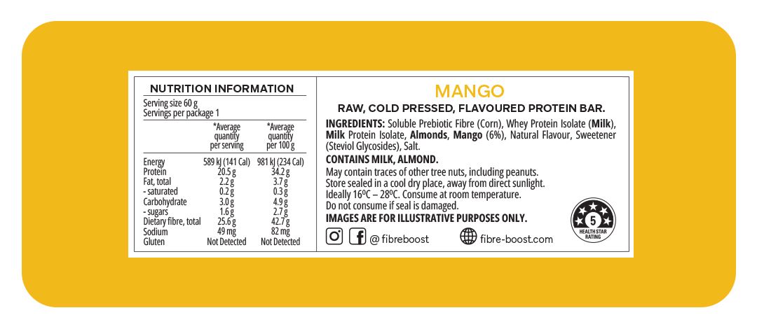 Mango Protein Bar - Yo Keto