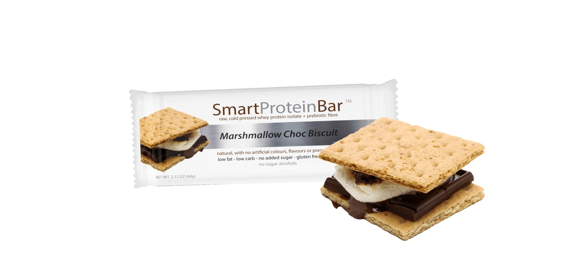 Marshmallow Choc Biscuit Smart Protein Bar-Bar-Yo Keto