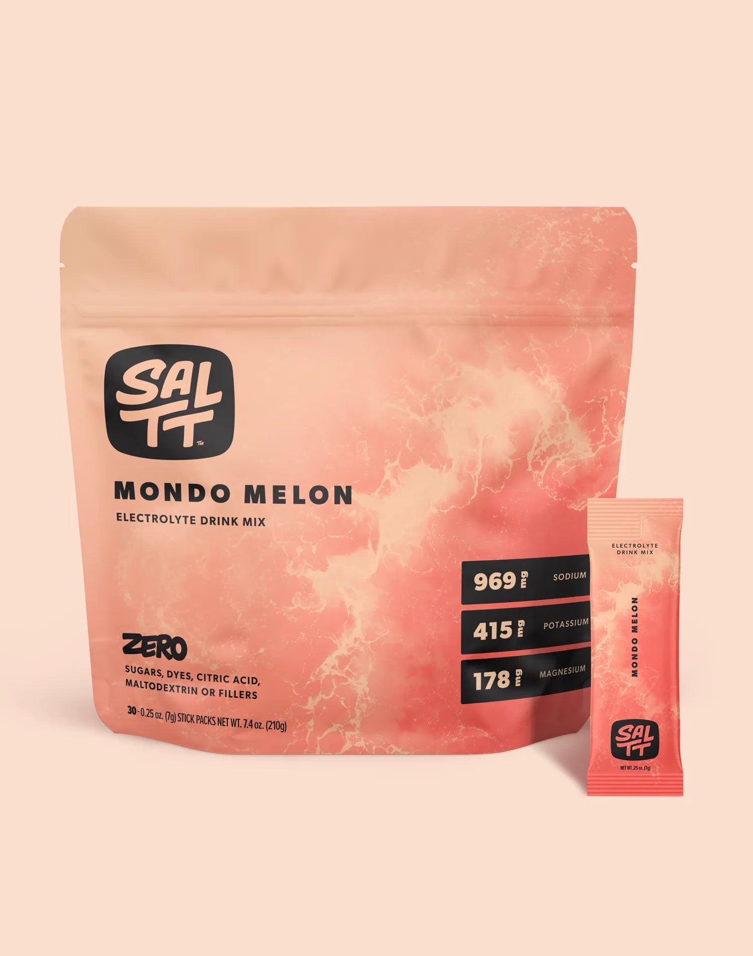 Mondo Melon Electrolyte Drink Mix - 30 Sticks - Yo Keto
