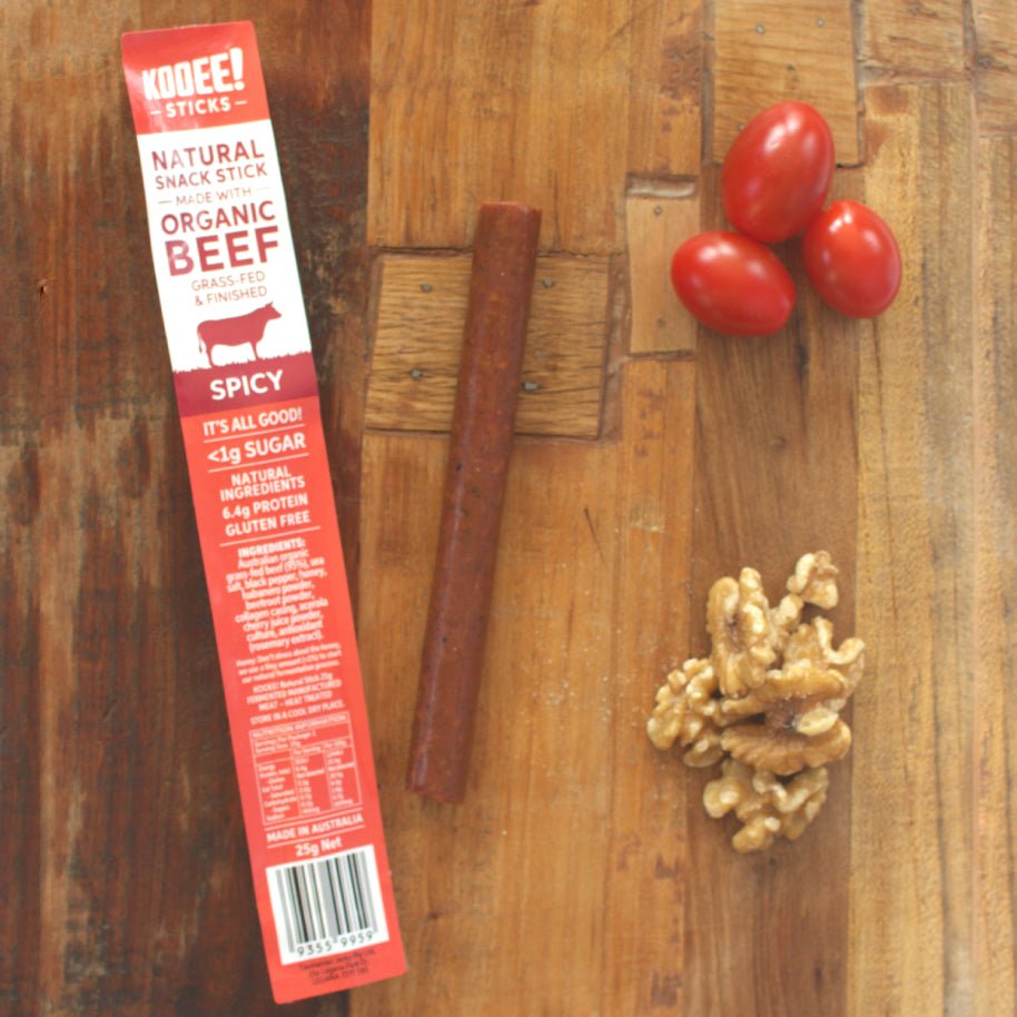 Organic Beef Stick - Spicy - Box of 20 - Yo Keto