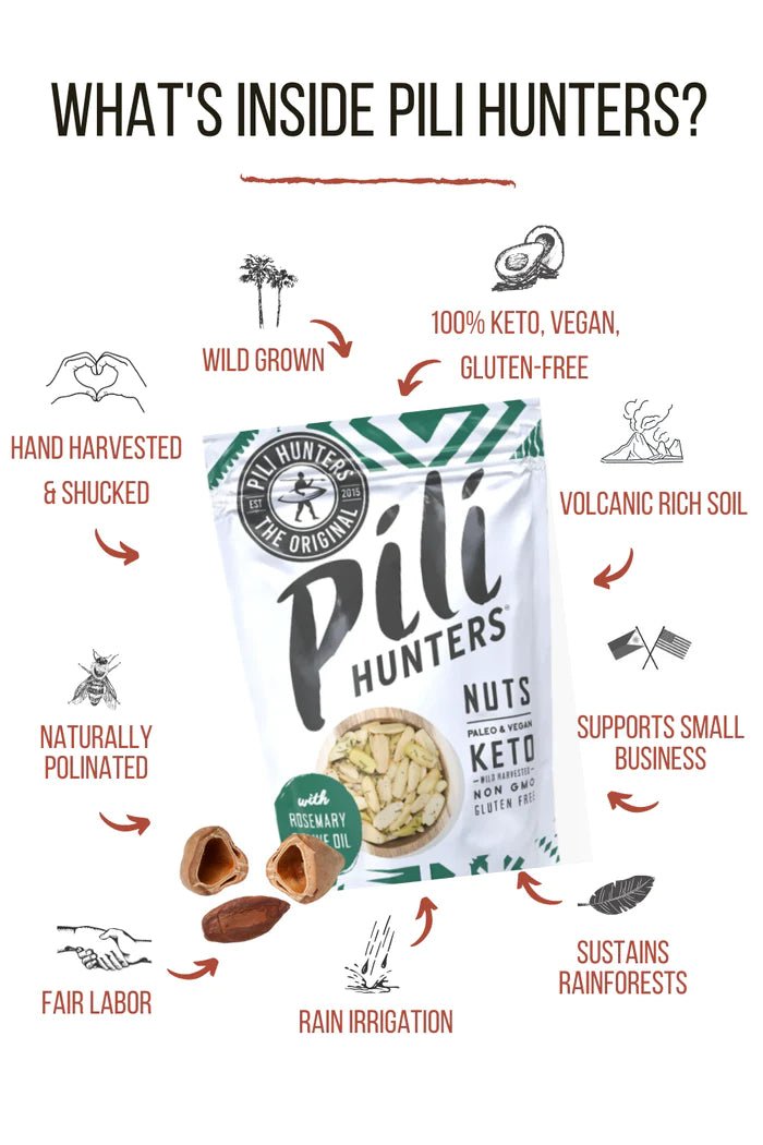 Pili Nuts With Rosemary & Olive Oil - 52g - Yo Keto
