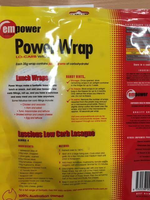 Buy Low Carb Keto Friendly Wraps Online - Empower Power Wraps