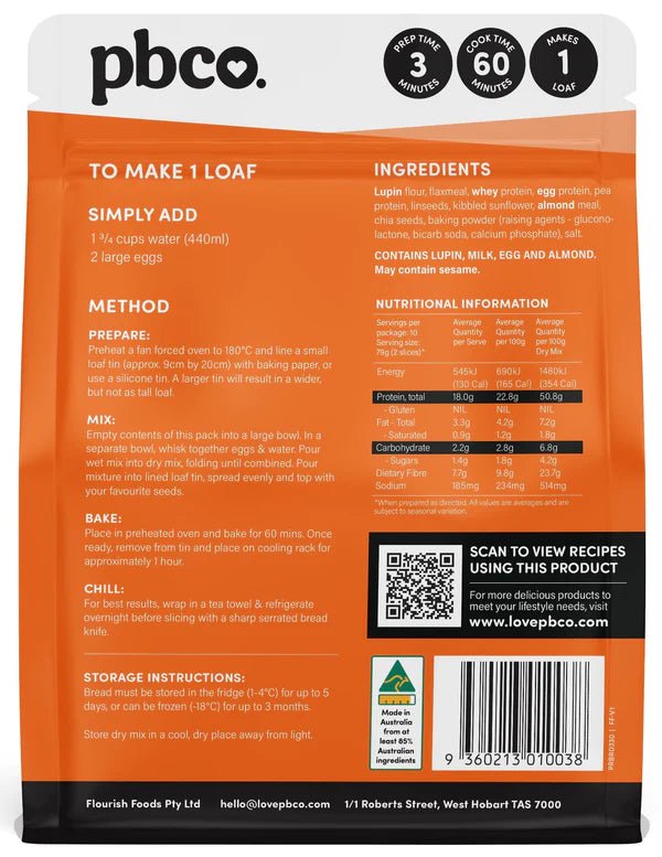 Protein Bread Mix – Original - Yo Keto