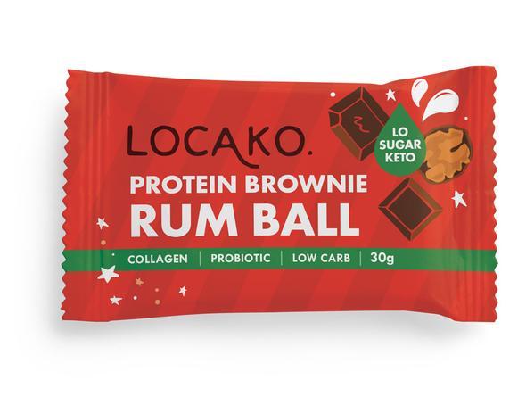 Protein Brownie Rum Ball - Yo Keto