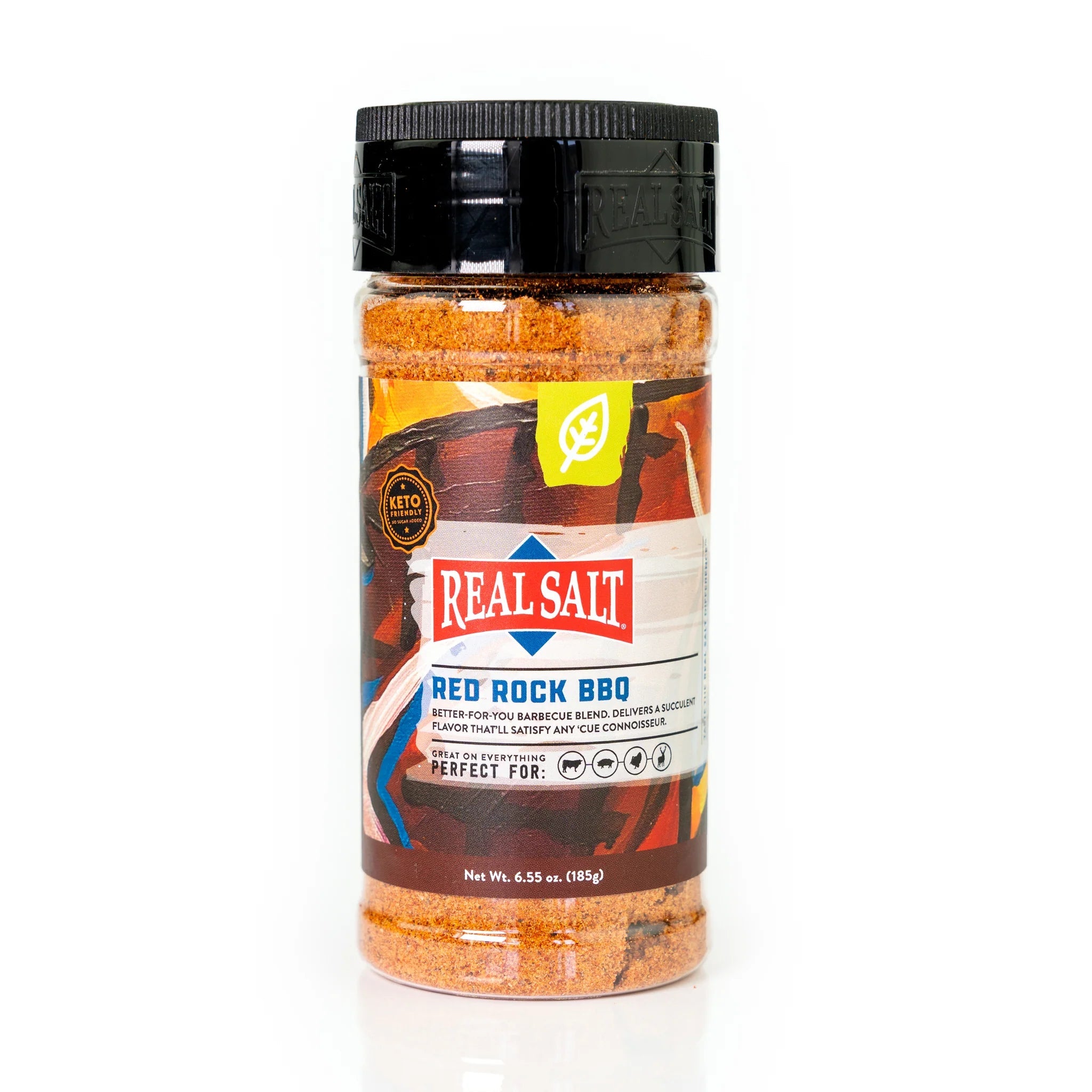 Real Salt Seasonings - Red Rock BBQ Shaker - 185g - Yo Keto