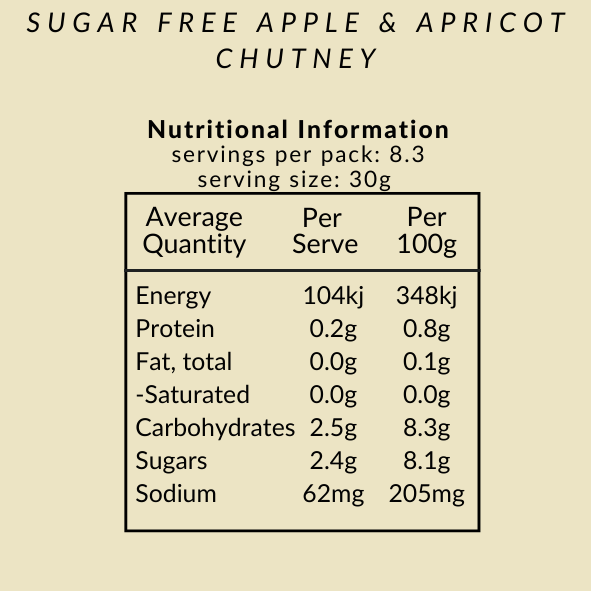 Sugar Free Apricot & Apple Chutney - Yo Keto