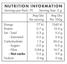 Sugar Free Drinking Chocolate - Yo Keto