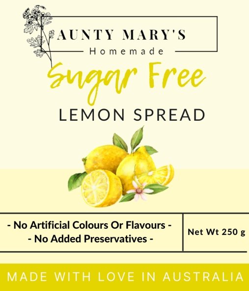 Sugar Free Spread - Lemon - Yo Keto