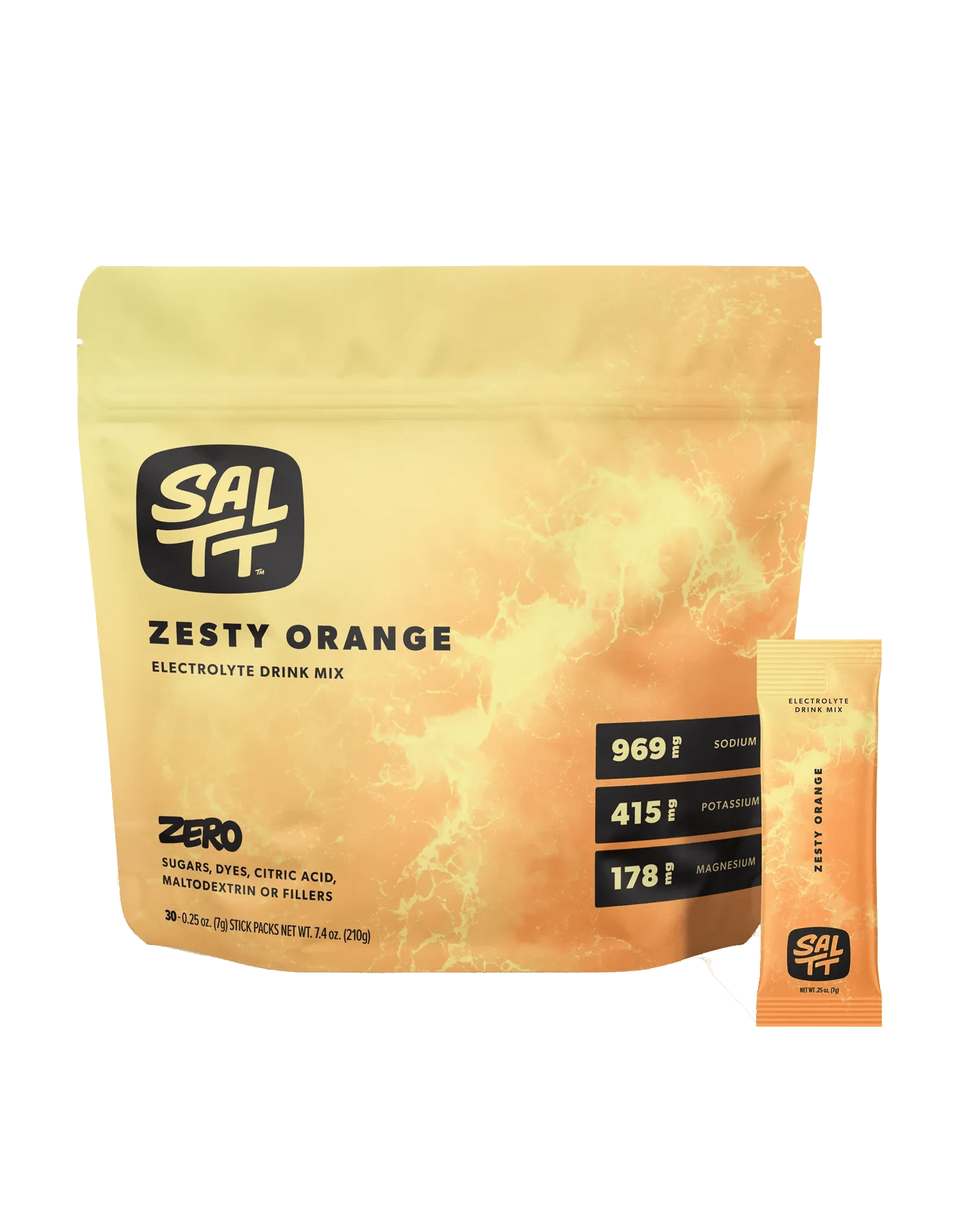 Zesty Orange Electrolyte Drink Mix - 30 Sticks - Yo Keto