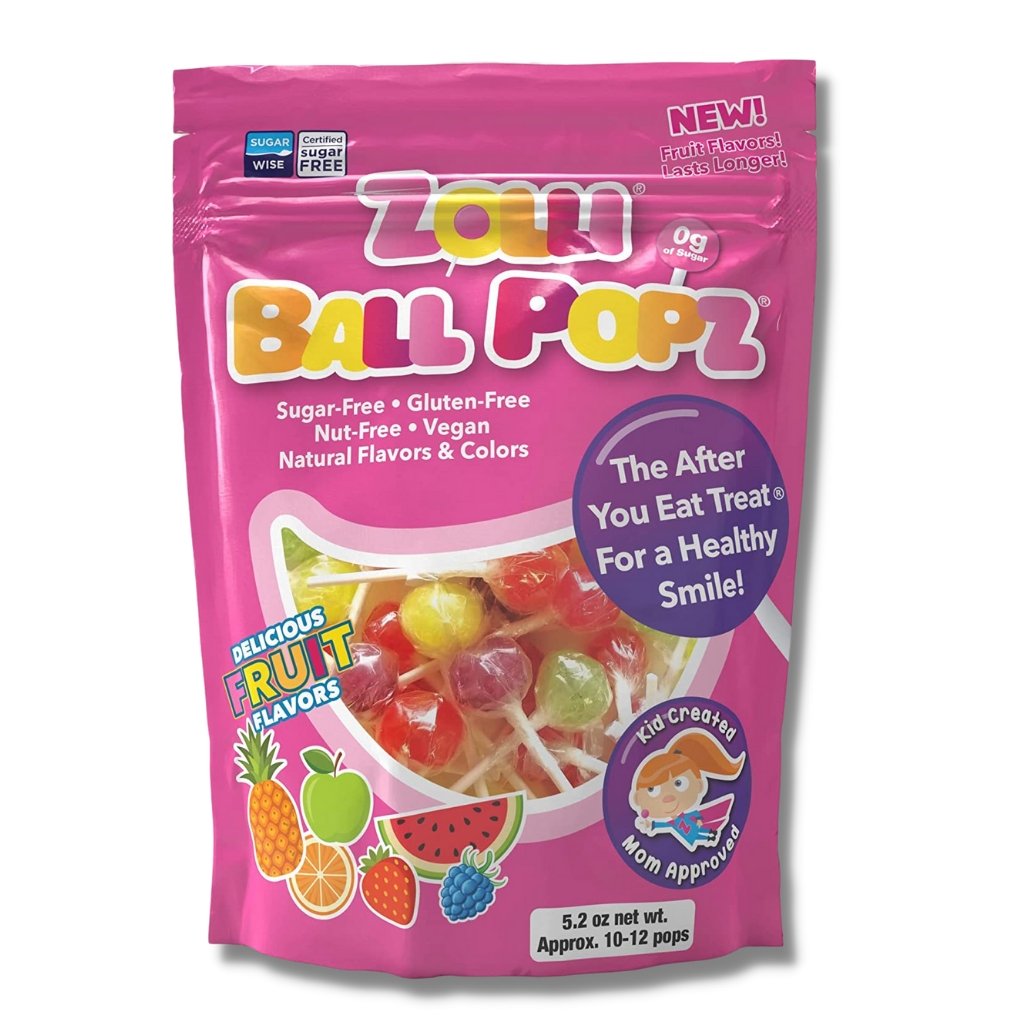 Zolli Ball Popz - Fruit - 10-12 Lollies - Yo Keto